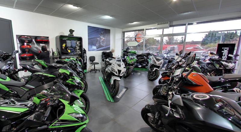 Motorbike dealerships shop