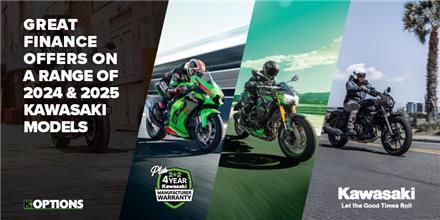 See in the Spring Season with a new Kawasaki from 0% APR Representative HP!