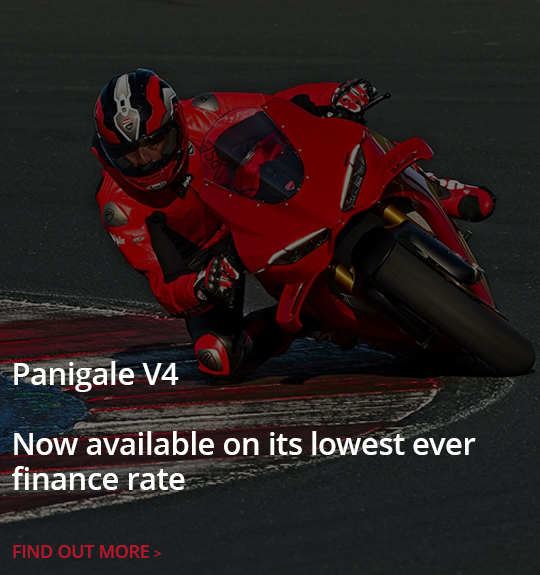 Panigale V4 now available on its lowest ever finance rate