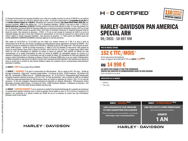 2021 HARLEY-DAVIDSON PAN AMERICA