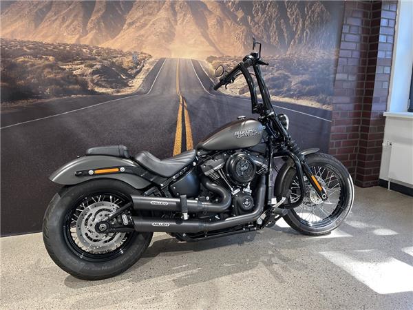 FXBB Softail Street Bob Miller Auspuff uvm