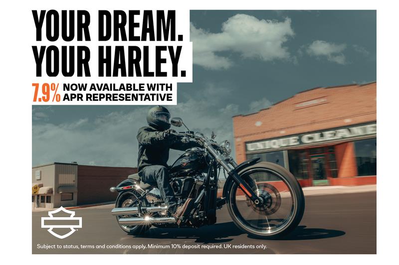 Your Dream. Your Harley. 7.9% APR Representative