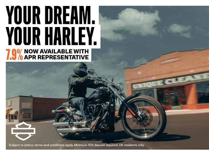 Your Dream. Your Harley. 7.9% APR Representative