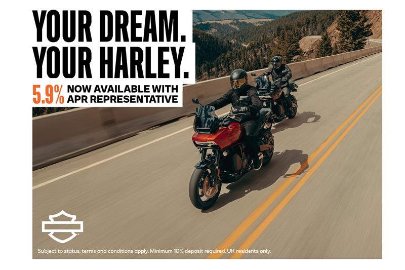 Your Dream. Your Harley. 5.9% APR Representative