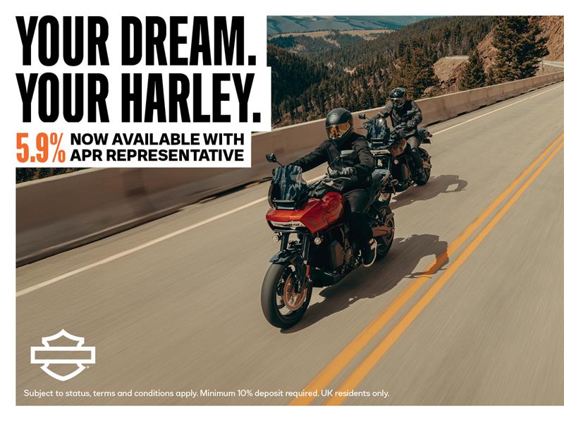 Your Dream. Your Harley. 5.9% APR Representative