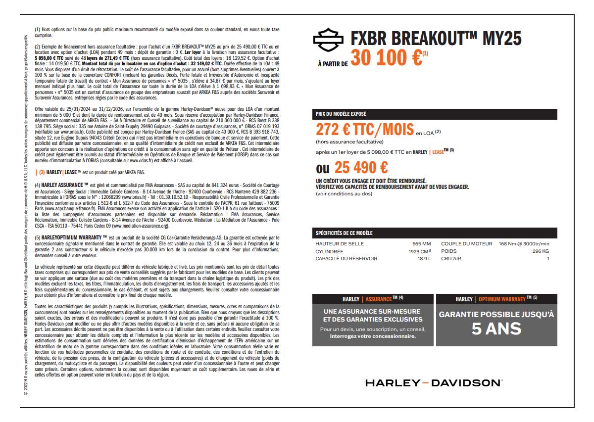2025 HARLEY-DAVIDSON BREAKOUT