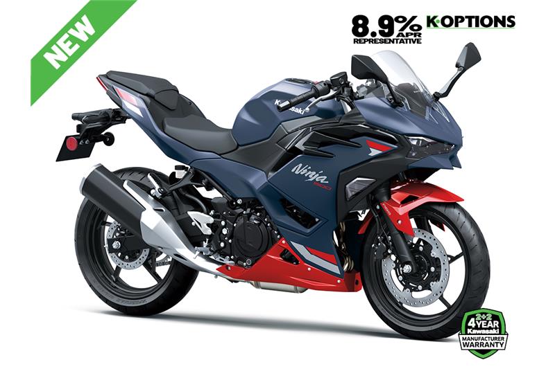 Metallic Matte Twilight Blue + Candy Persimmon Red