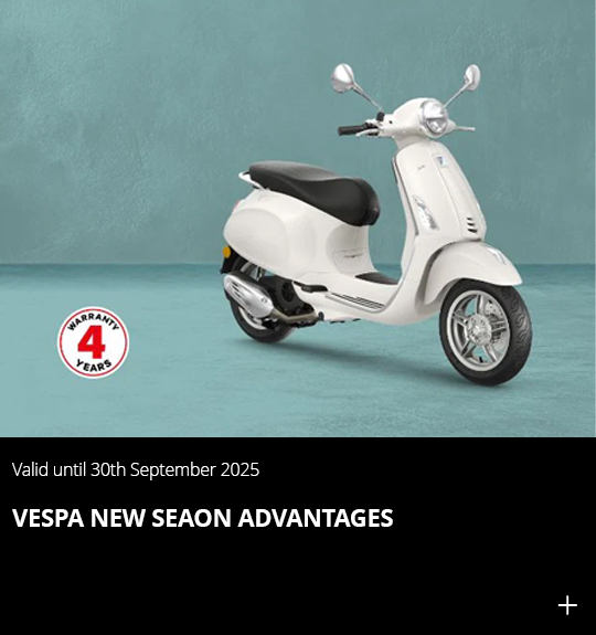 VESPA NEW SEASON ADVANTAGES