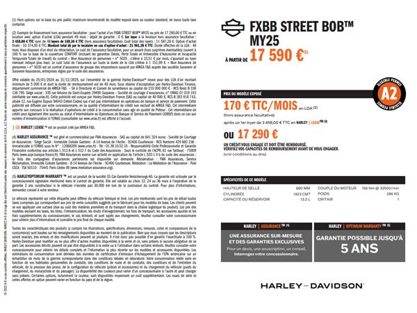 2025 HARLEY-DAVIDSON STREET BOB