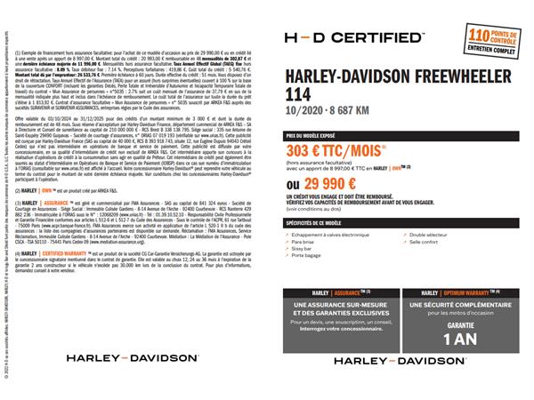 2020 HARLEY-DAVIDSON FREEWHEELER