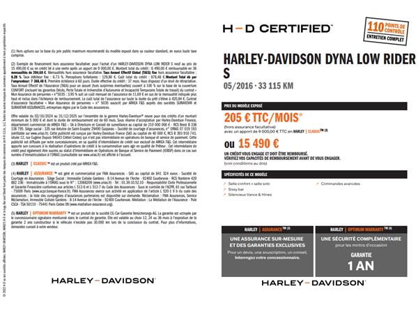 2016 HARLEY-DAVIDSON LOW RIDER