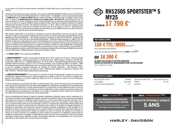 2025 HARLEY-DAVIDSON SPORTSTER 1250