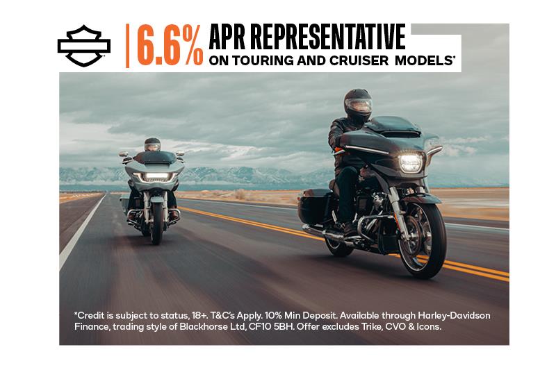 6.6% APR Representative the only true route to your next Harley