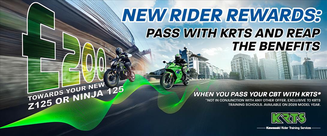 Kawasaki launches £200 new rider promotion