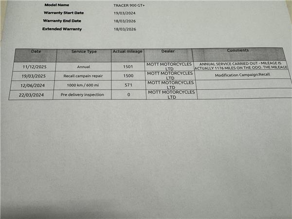 2024 YAMAHA TRACER 9 GT