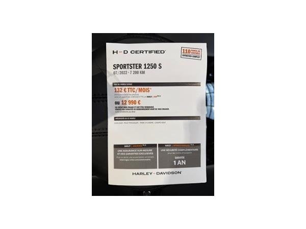 2022 HARLEY-DAVIDSON SPORTSTER 1250