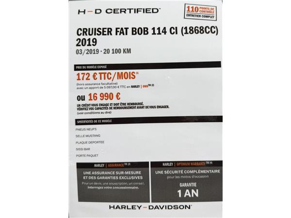 2019 HARLEY-DAVIDSON FAT BOB