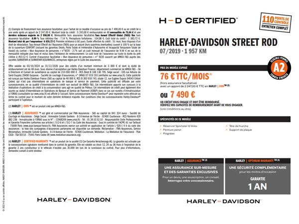 2019 HARLEY-DAVIDSON STREET ROD