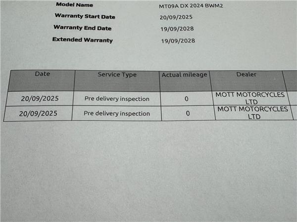 2025 YAMAHA MT-09 SP