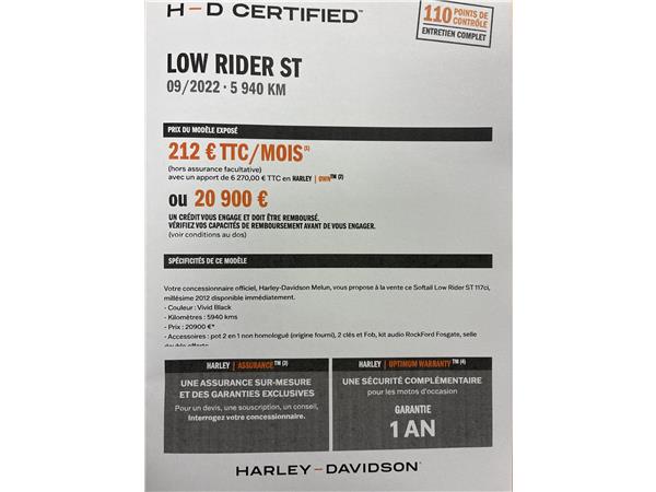 2022 HARLEY-DAVIDSON LOW RIDER