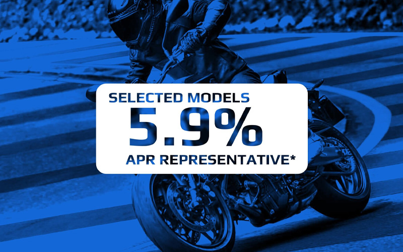 5.9% APR Representative Motorcycle Finance