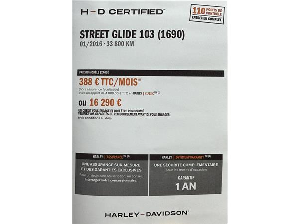 2016 HARLEY-DAVIDSON STREET GLIDE