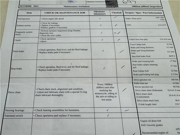 2022 YAMAHA MT-09 SP