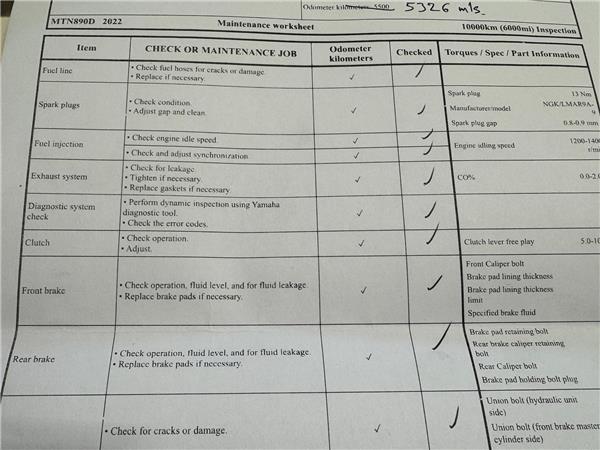 2022 YAMAHA MT-09 SP