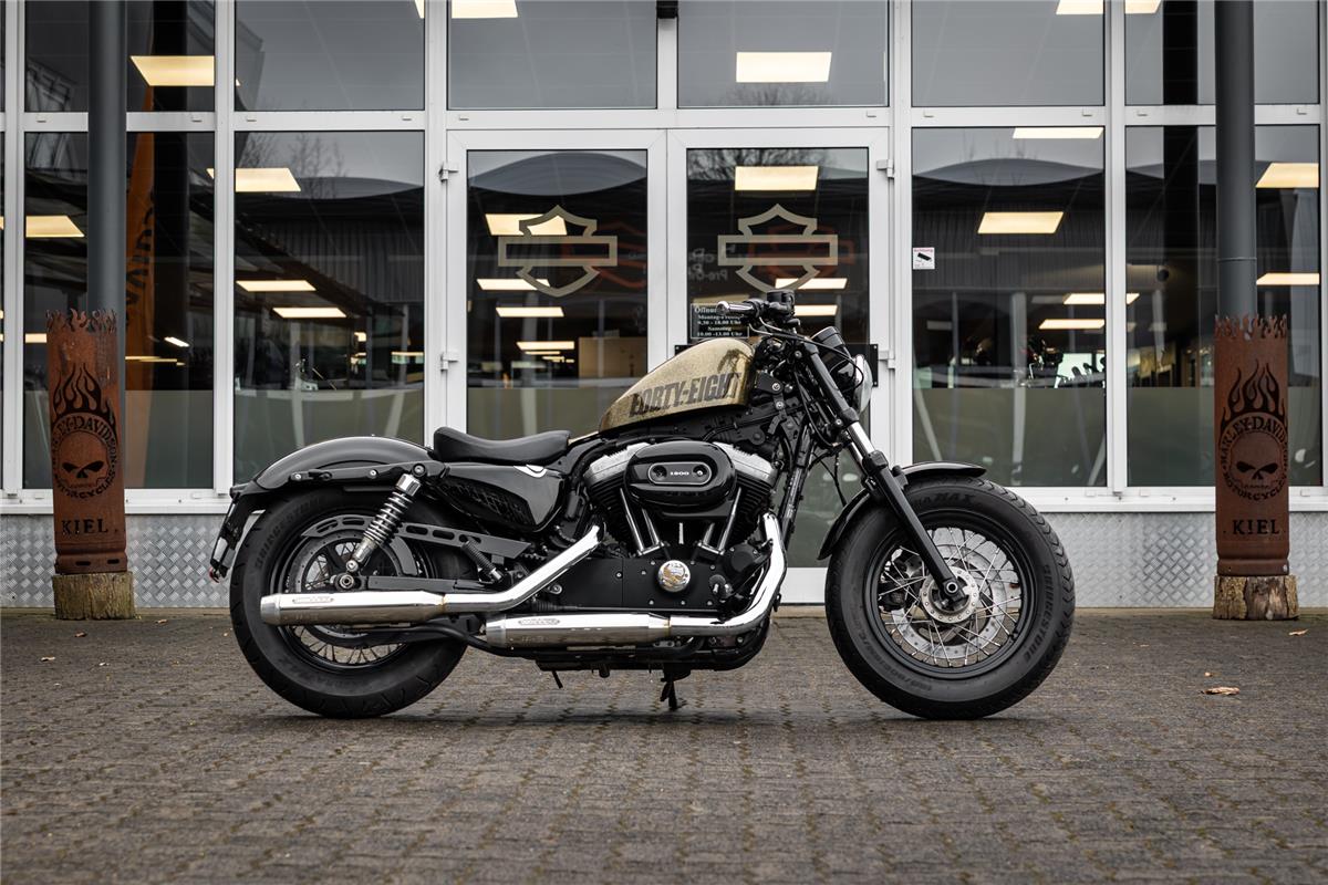 Harley-Davidson XL1200X SPORTSTER FORTY-EIGHT - Miller Auspuff -