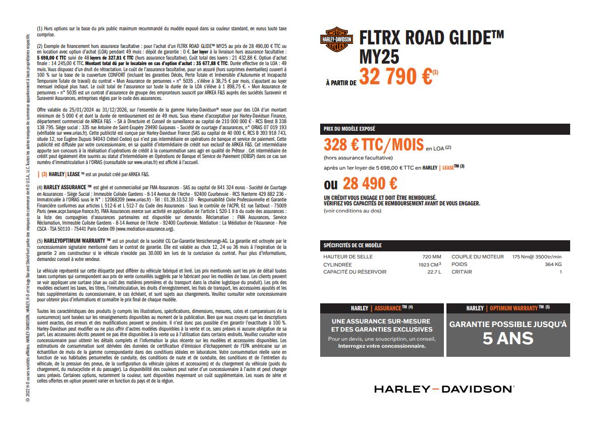 2026 HARLEY-DAVIDSON ROAD GLIDE