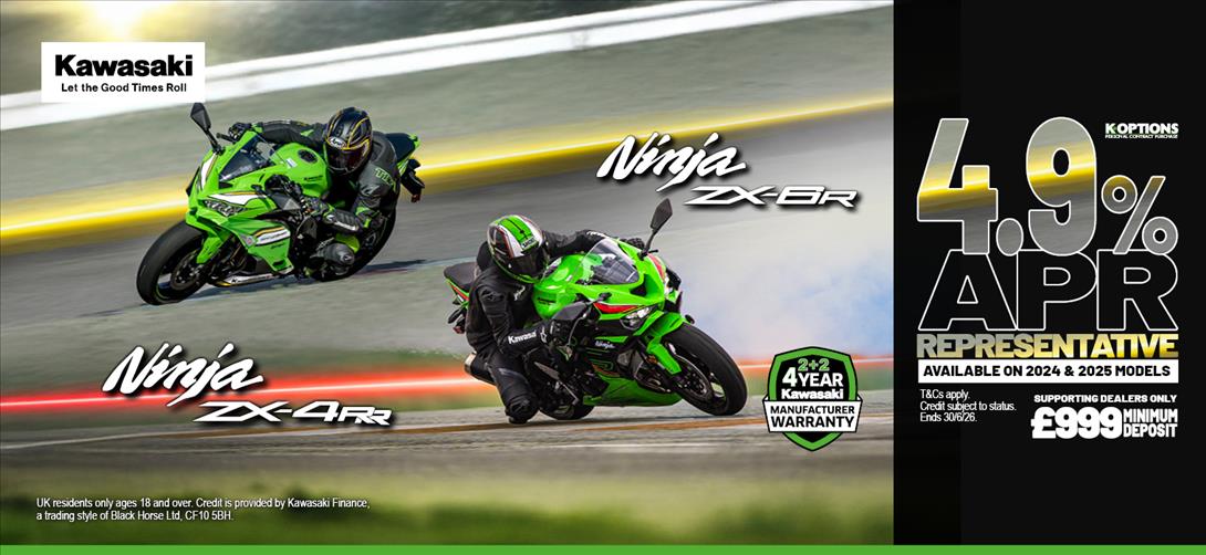 2025MY Ninja ZX-6R now available with 0% APR HP