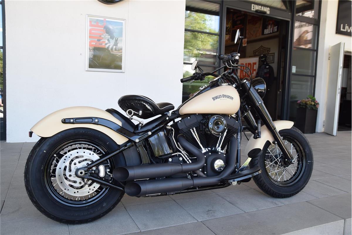 FLS Softail Slim mit KessTech Auspuff