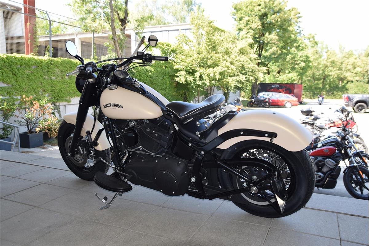 FLS Softail Slim mit KessTech Auspuff