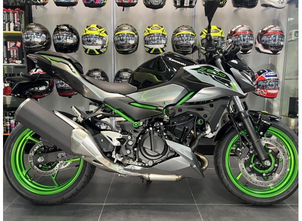 2025 KAWASAKI Z500 SE IN METALLIC MOONDUST GREY