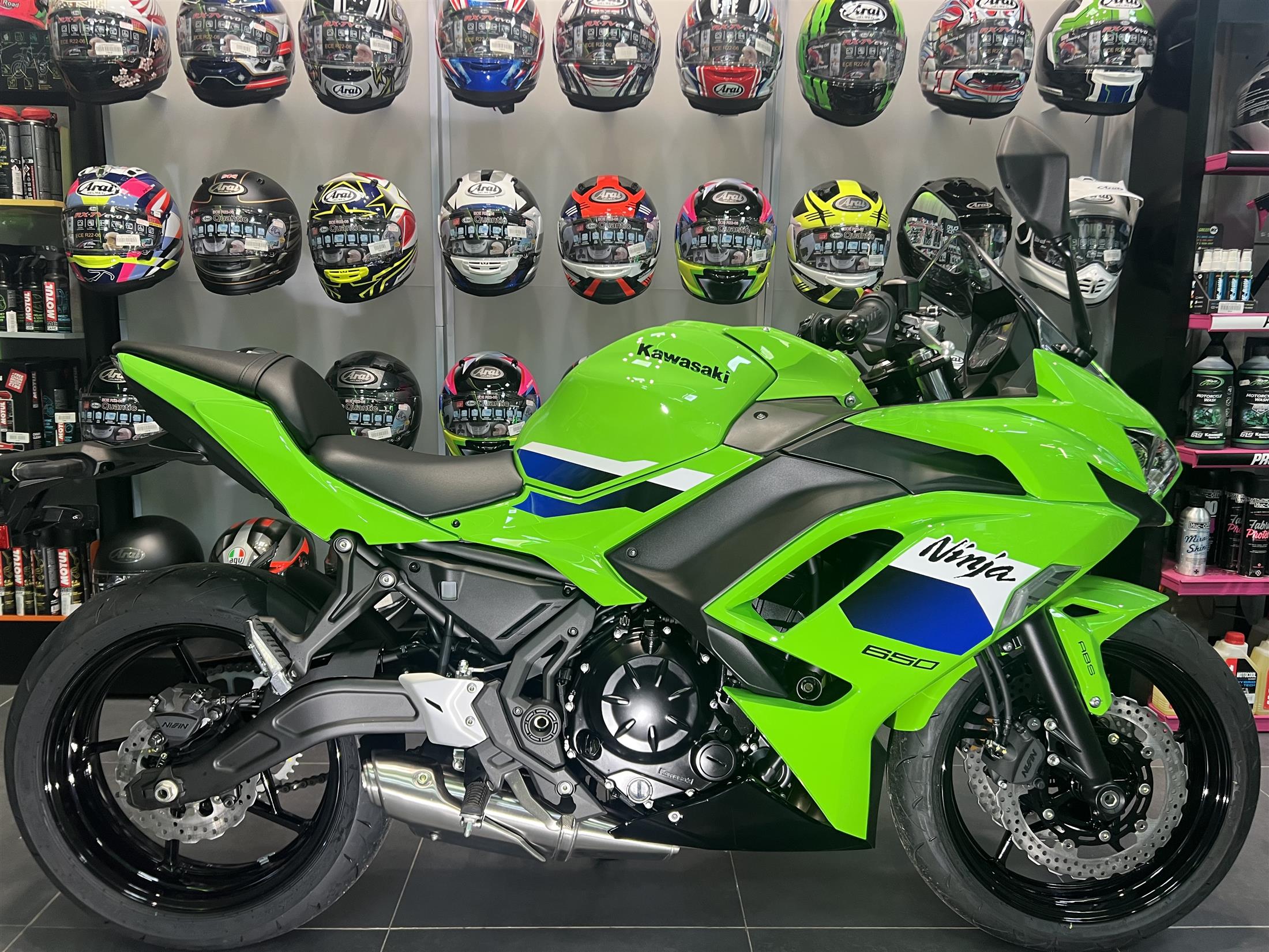 2026 KAWASAKI NINJA 650 IN LIME GREEN