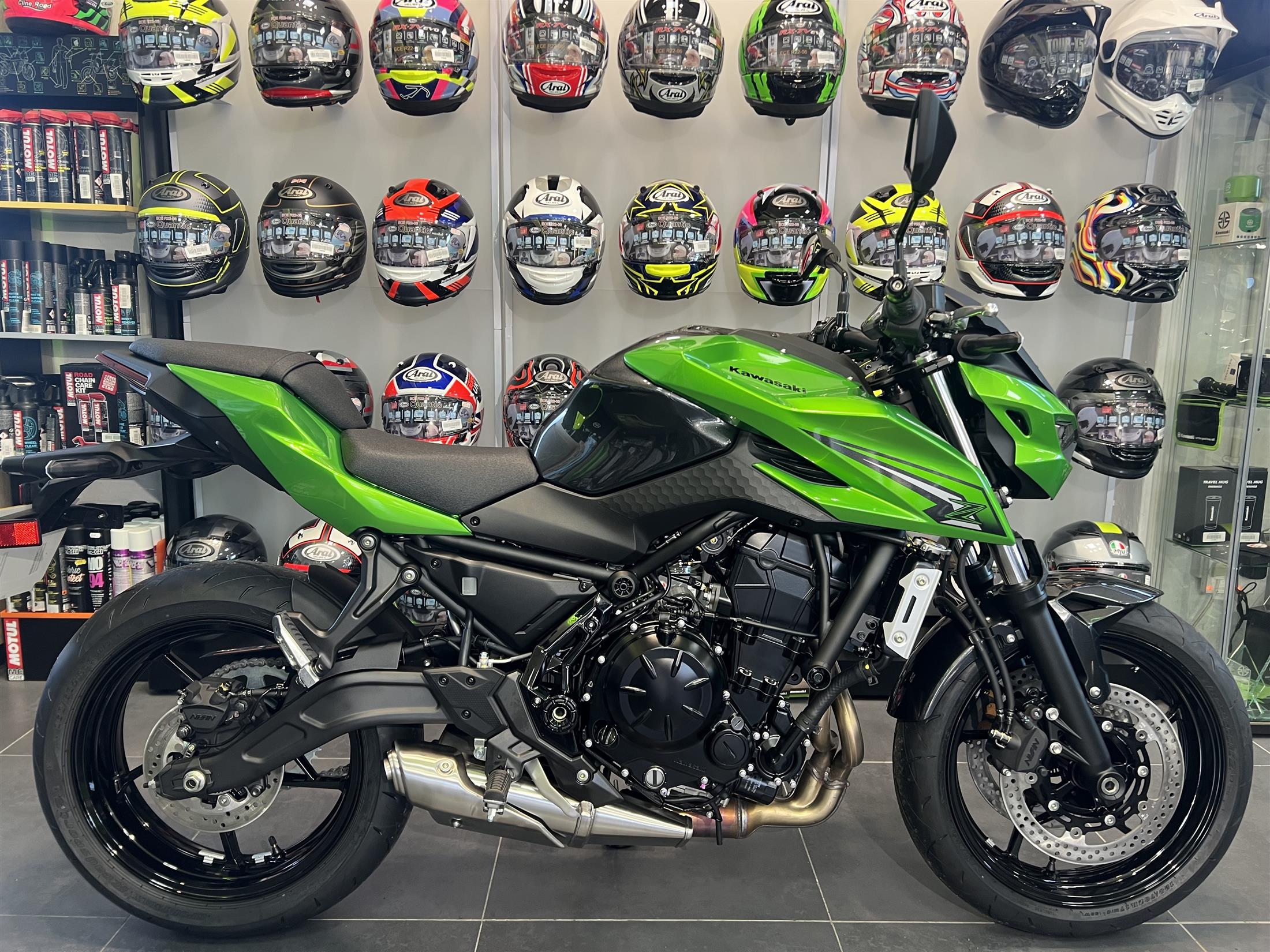 2026 KAWASAKI Z650 S IN CANDY LIME GREEN