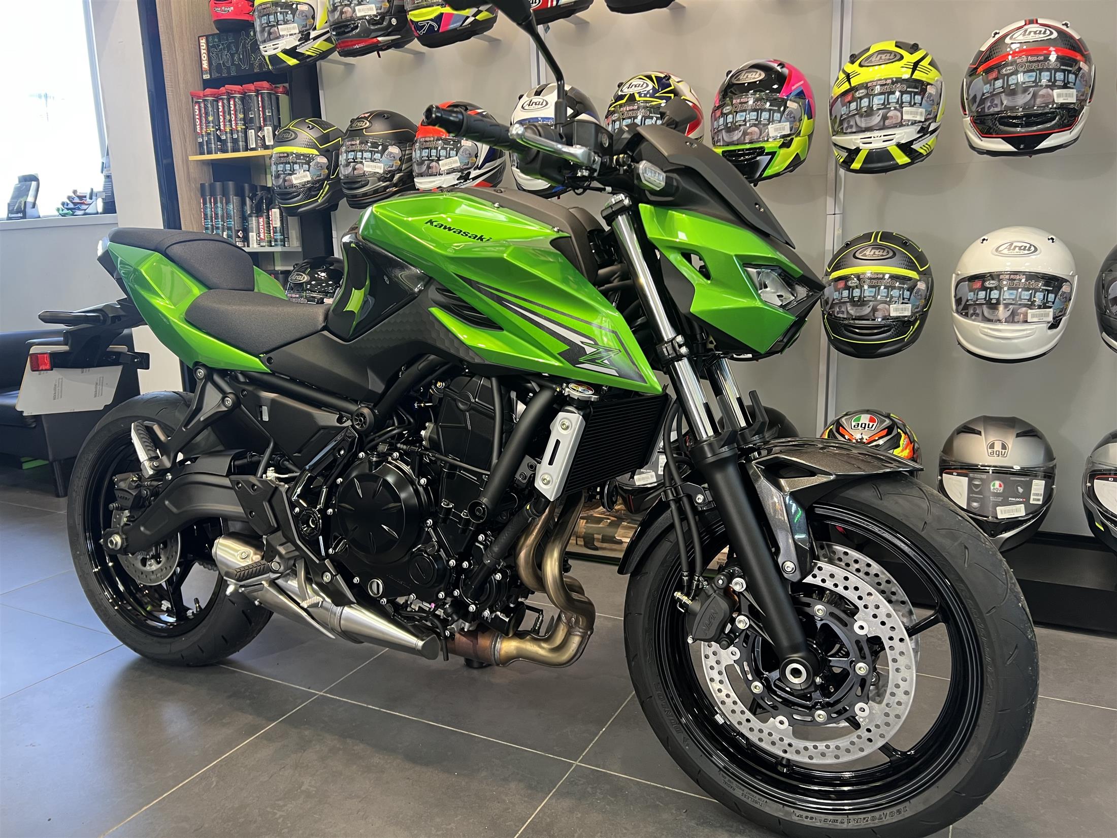 2026 KAWASAKI Z650 S IN CANDY LIME GREEN - Coleraine Kawasaki