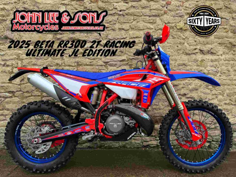 New Beta RR300 2T RACING 2025 JL ULTIMATE EDITION RED/BLUE