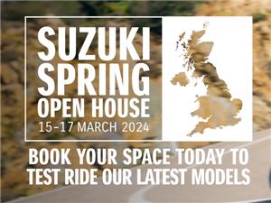 SUZUKI OPEN HOUSE WEEKEND SET FOR 15TH-17TH MARCH