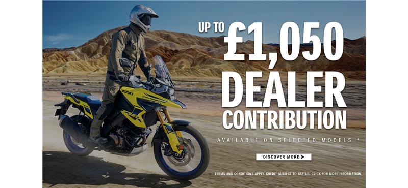 £1,050 dealer contribution