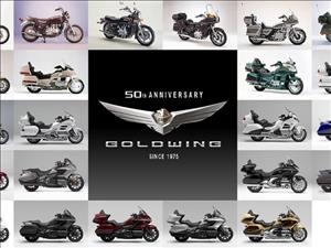 25YM Honda GL1800 Gold Wing and Gold Wing Tour models celebrate half a century of touring in style