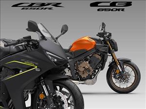 Colour refresh updates the Honda CB650R and CBR650R for 26YM
