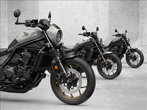Revised colour options for the CMX1100 Rebel custom trio ensure it continues to go from strength to strength