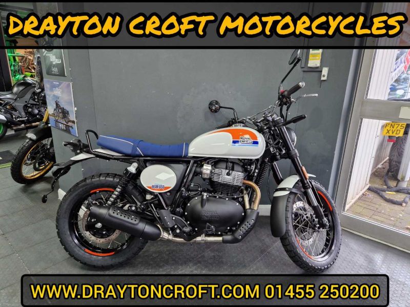 New Royal Enfield Interceptor Bear 650 BOARDWALK WHITE