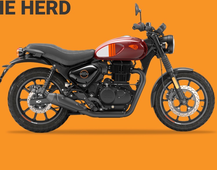New Royal Enfield HUNTER 350 E5 TOKYO BLACK