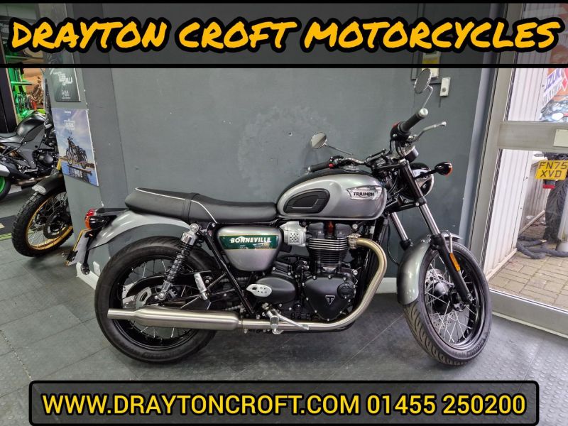 2023 Triumph Bonneville T100 SILVER/GREEN