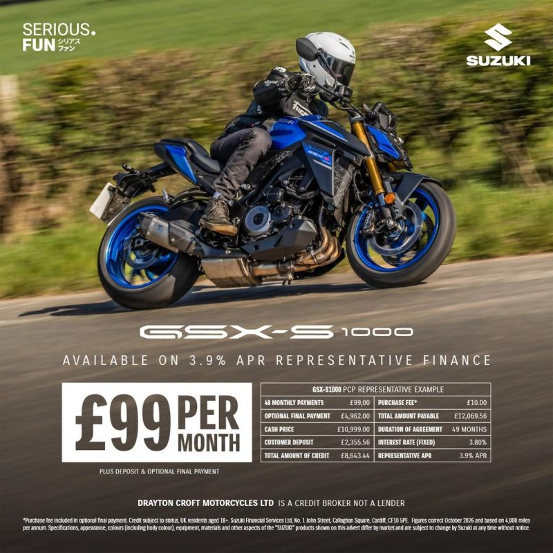 New Suzuki GSX-S1000 MET TRITON BLUE