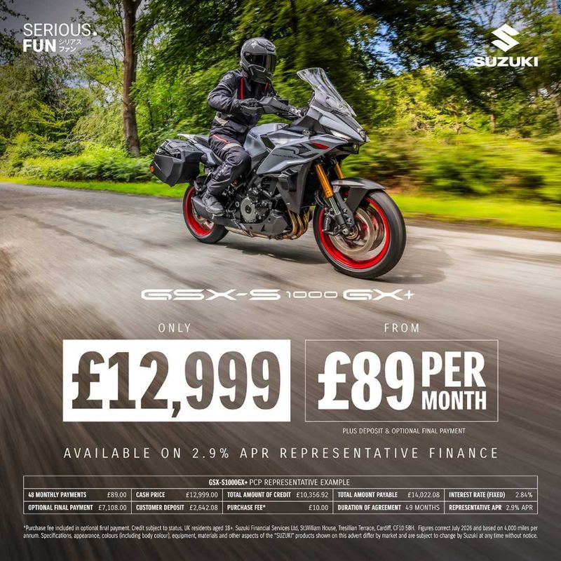 New Suzuki GSX-S1000GX BLUE