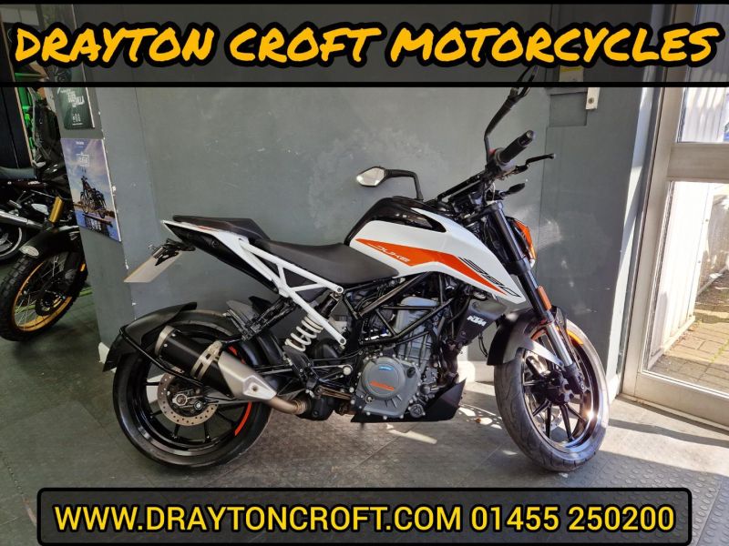 2021 Ktm 390 Duke 21 White