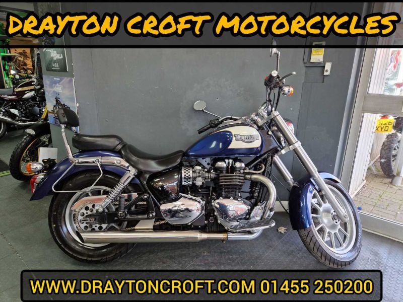 2007 Triumph Bonneville America Blue/white